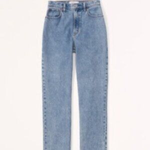Abercrombie Curve Love Ultra High Rise 90s Straight Jean 29L